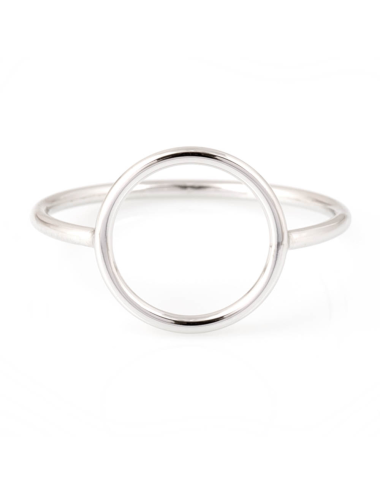 Bague rond d'or ajouré - Or Jaune ou Or Blanc 375 millièmes (9 Carats)