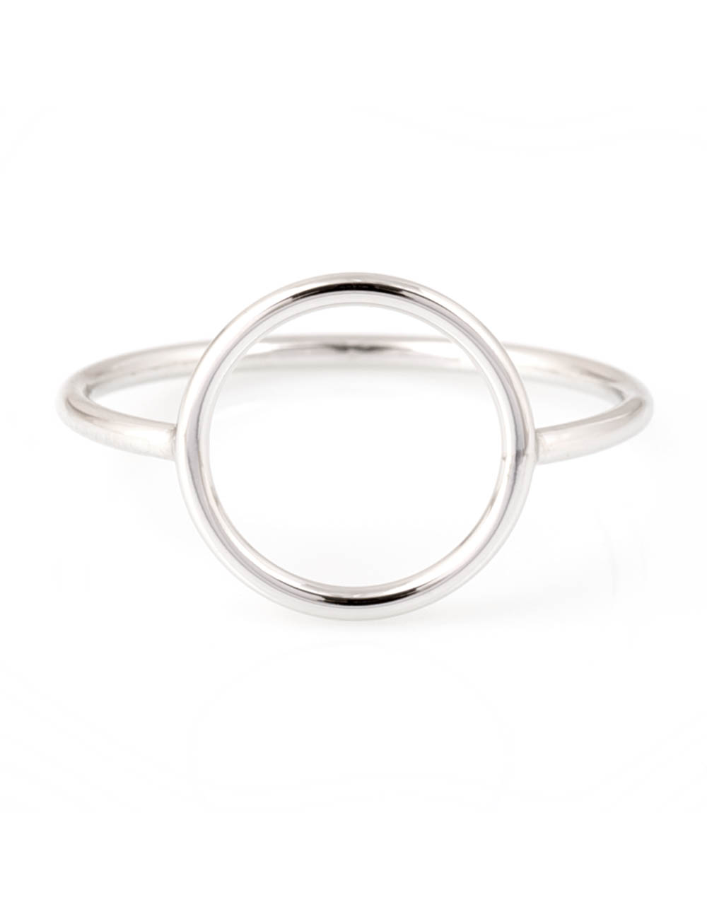 Bague rond d'or ajouré - Or Jaune ou Or Blanc 375 millièmes (9 Carats)