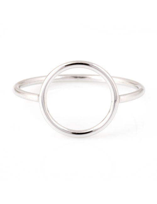 Bague rond d'or ajouré - Or Jaune ou Or Blanc 375 millièmes (9 Carats)