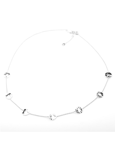 Collier les 7 éclats - Or Jaune, Blanc ou Bicolore 375 millièmes (9 Carats)