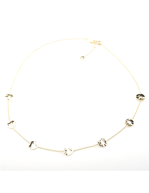 Collier les 7 éclats - Or Jaune, Blanc ou Bicolore 375 millièmes (9 Carats)