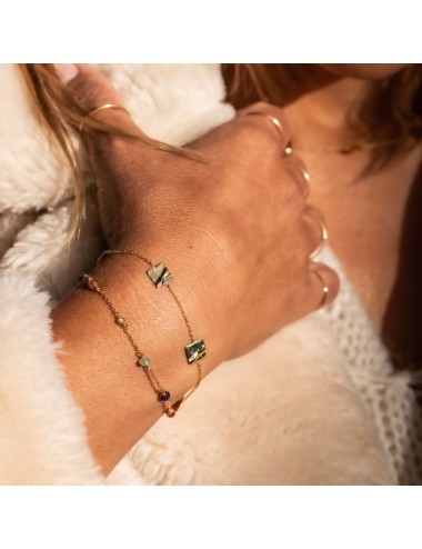 Bracelet de pierres fines - Or Jaune ou Or Blanc 375 millièmes (9 Carats)