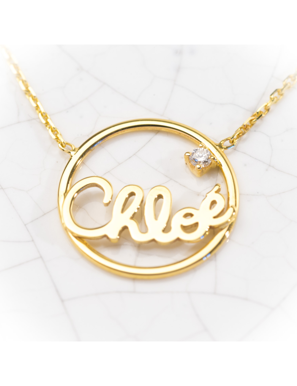 Collier Or 9 carats pour Bébé ou Enfant Prénoms personnalisés de 384€ à 409€