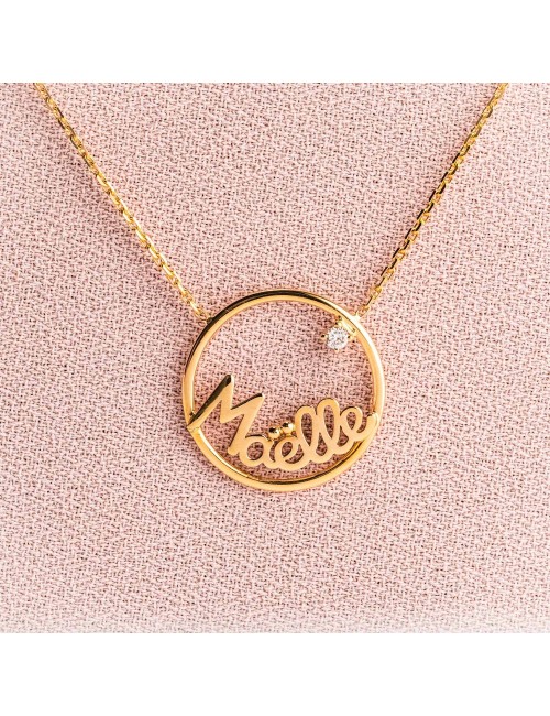 Collier Or 9 carats pour Bébé ou Enfant Prénoms personnalisés de 384€ à 409€