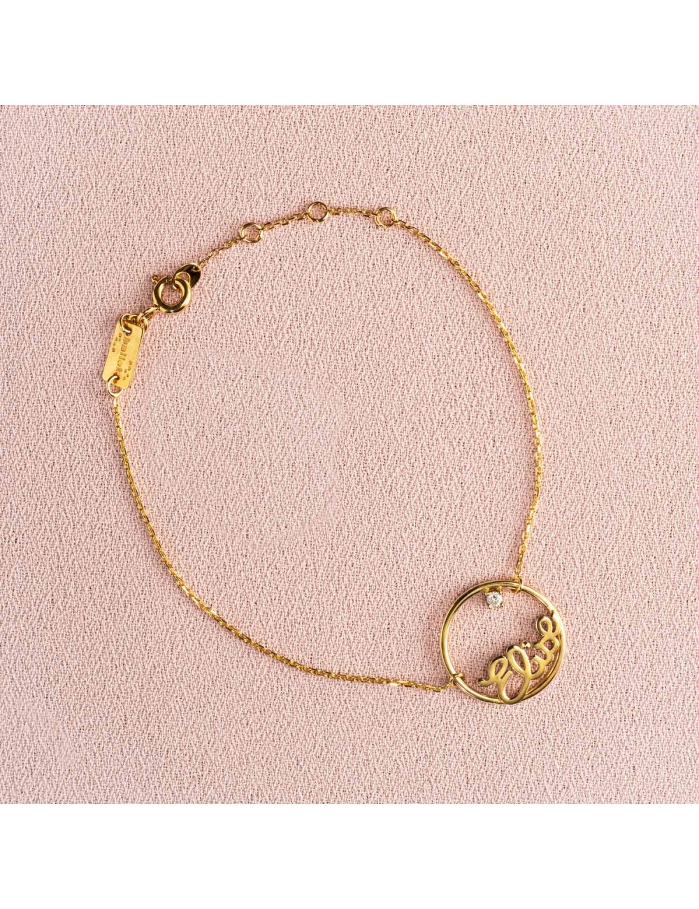 Bracelet Or 9 carats pour Bébé ou Enfant Prénoms personnalisés chaîne de 330€ à 355€