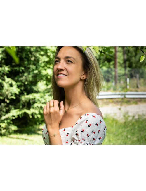 Boucles d'oreilles arbre de vie doré - Or Jaune ou Or Blanc 375 millièmes (9 Carats)