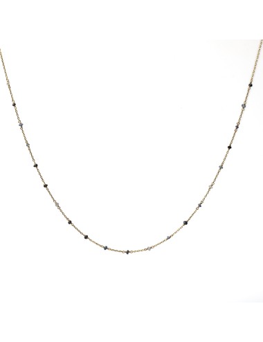 Collier en Or Jaune 18 carats orné de saphirs