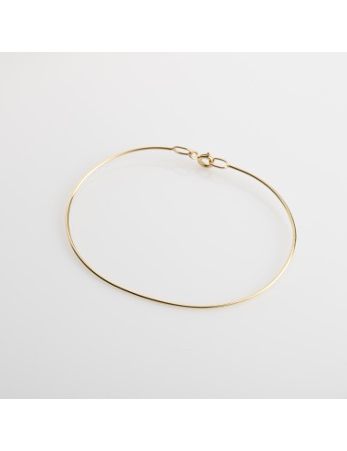 Bracelet ovale rigide - Or Jaune 18 carats