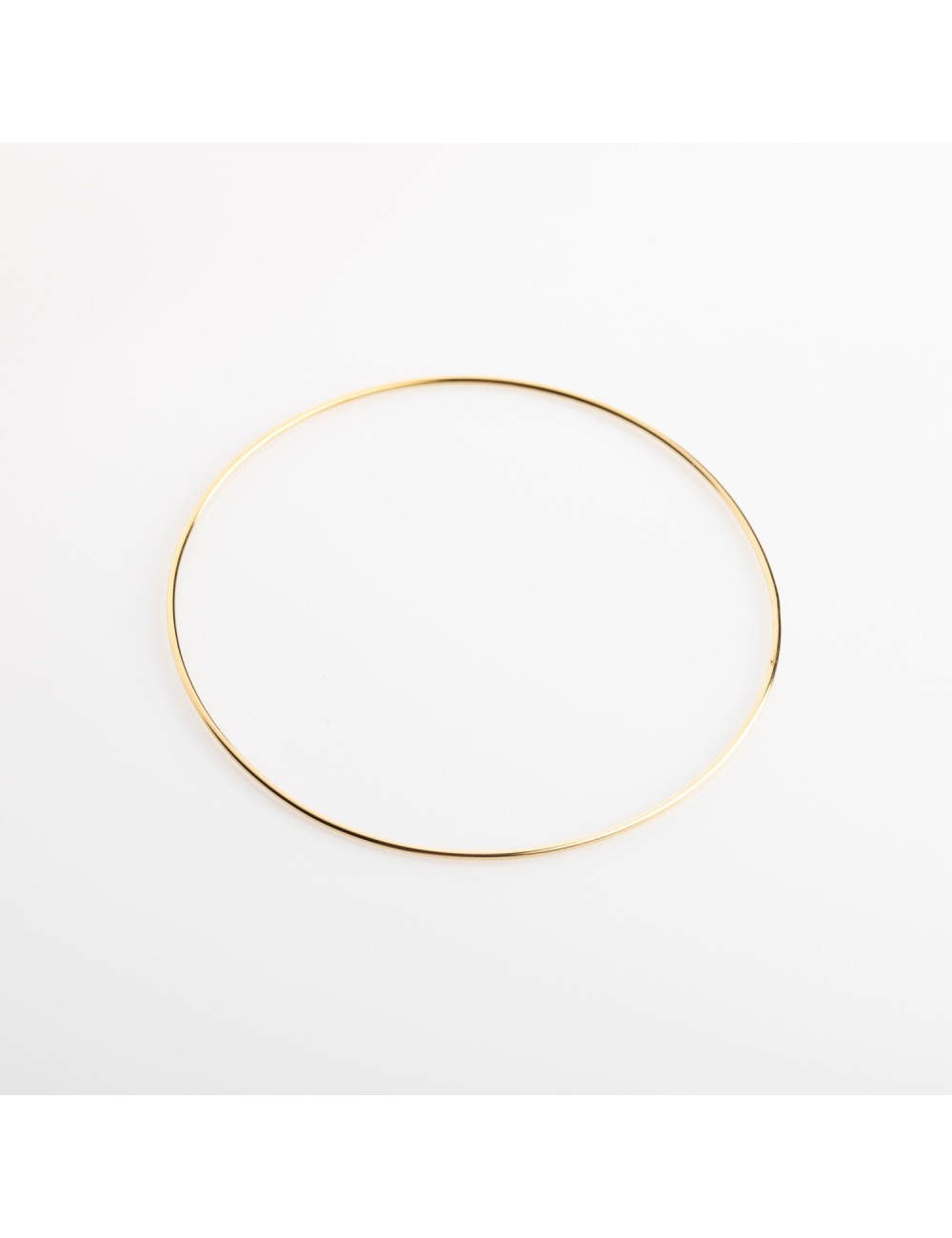 Bracelet cercle précieux rigide - Or Jaune 18 carats