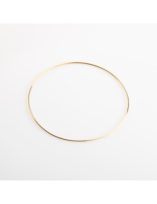Bracelet cercle précieux rigide - Or Jaune 18 carats