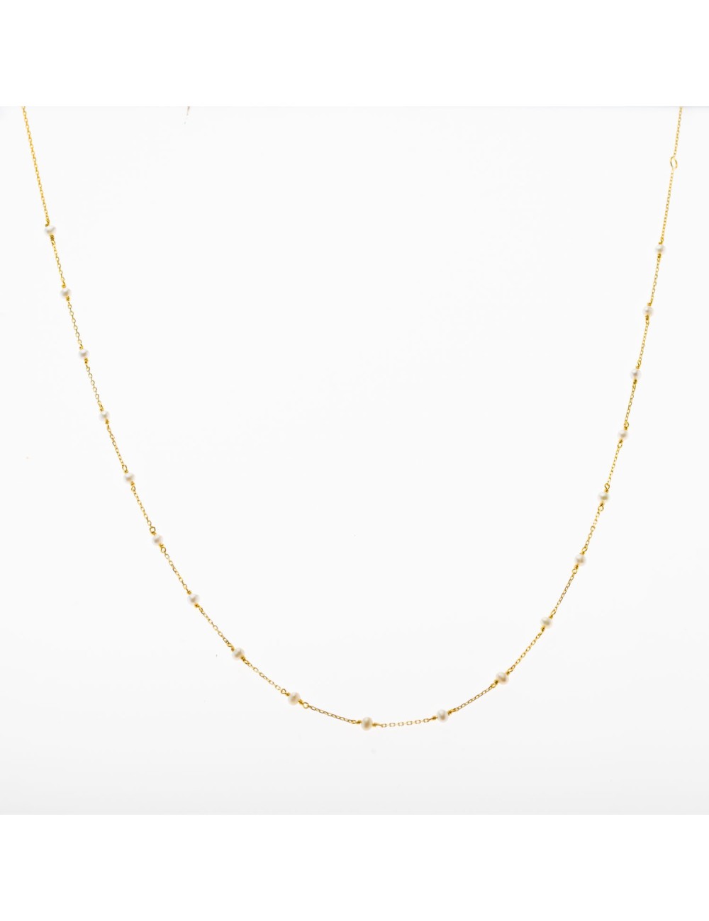 Collier nacré perles naturelles - Or Jaune 18 Carats