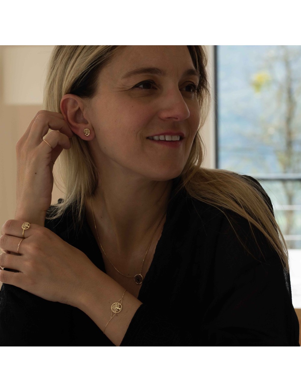 Bracelet le mini arbre de vie d'Or - Or Jaune 18 carats