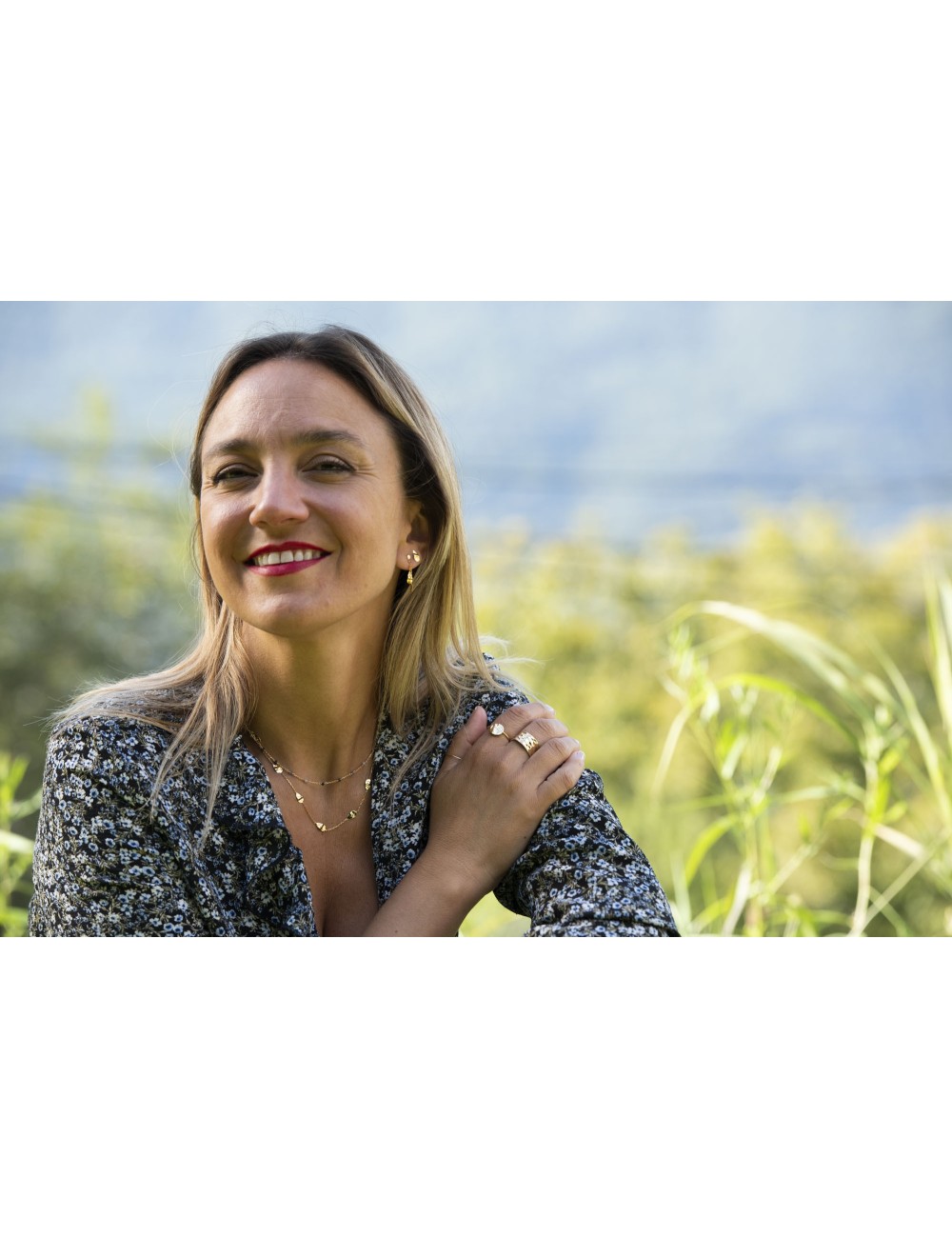 Boucles d'oreilles gouttes sculptées froissées - Or Jaune ou Or Blanc 375 millièmes (9 Carats)