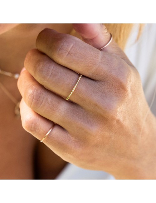 Bague perles d’Or - Or Jaune ou Or Blanc 375 millièmes