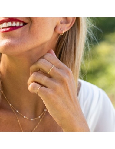 Bague perles d’Or - Or Jaune ou Or Blanc 375 millièmes