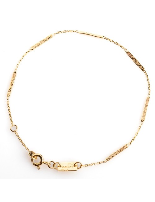 Fil rebel grungé - Or Jaune ou Or Blanc 375 millièmes (9 Carats)