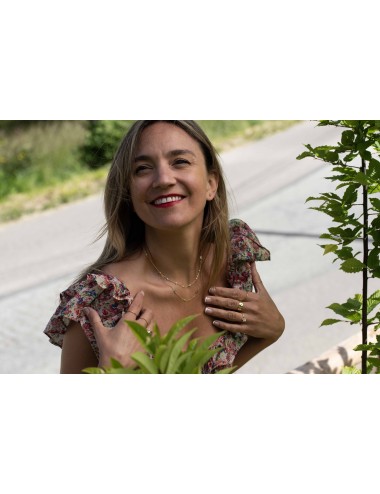 Collier perles douces nacrées – Or Jaune ou Or Blanc 375 millièmes (9 Carats)