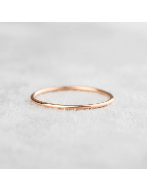 Anneaux Fil Éternel - Or Jaune, Blanc ou Rose 750 millièmes (18 Carats)