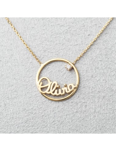 Collier modèle personnalisé prénom en Or 18 Carats – 845€ à 909€