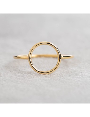 Bague rond d'or ajouré - Or Jaune ou Or Blanc 375 millièmes (9 Carats)
