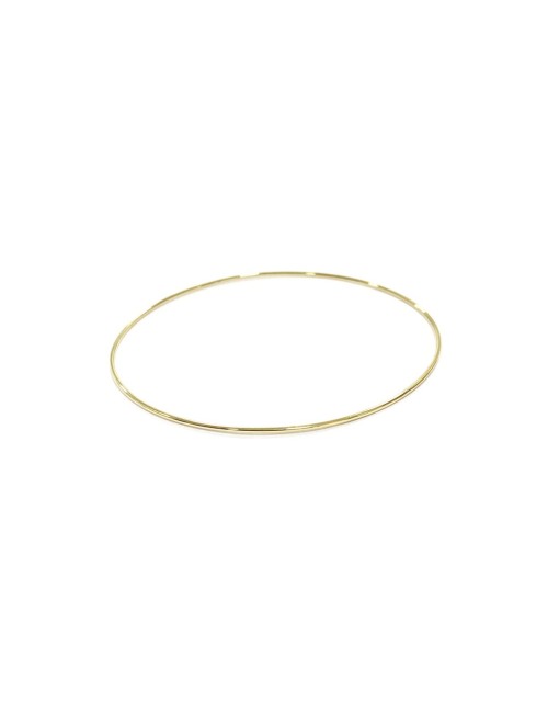 Bracelet cercle précieux rigide - Or Jaune ou Or Blanc 375 millièmes (9 Carats)
