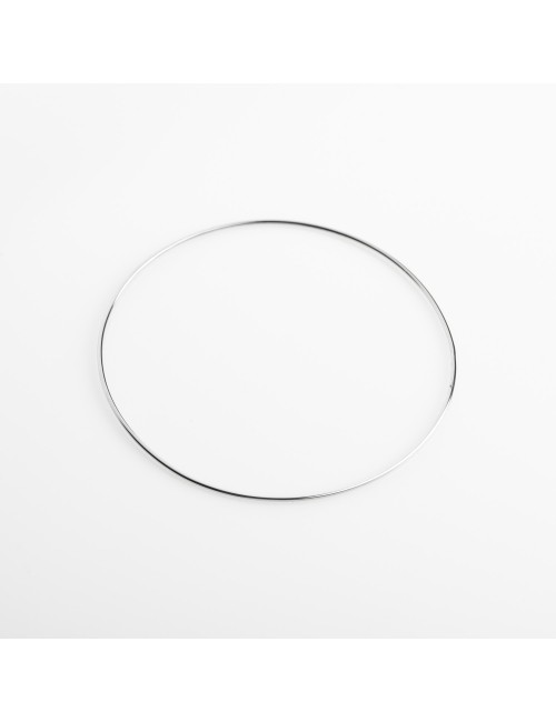 Bracelet cercle précieux rigide - Or Jaune ou Or Blanc 375 millièmes (9 Carats)