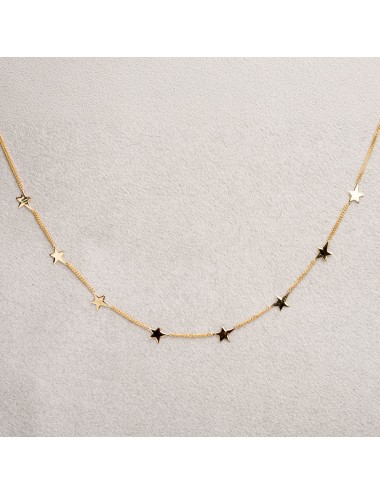 Collier danse céleste d'or - Or Jaune ou Or Blanc 375 millièmes (9 Carats)