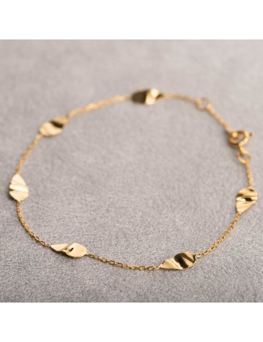 Précieuses gouttes d’or froissées - Or Jaune ou Or Blanc 375 millièmes (9 Carats)