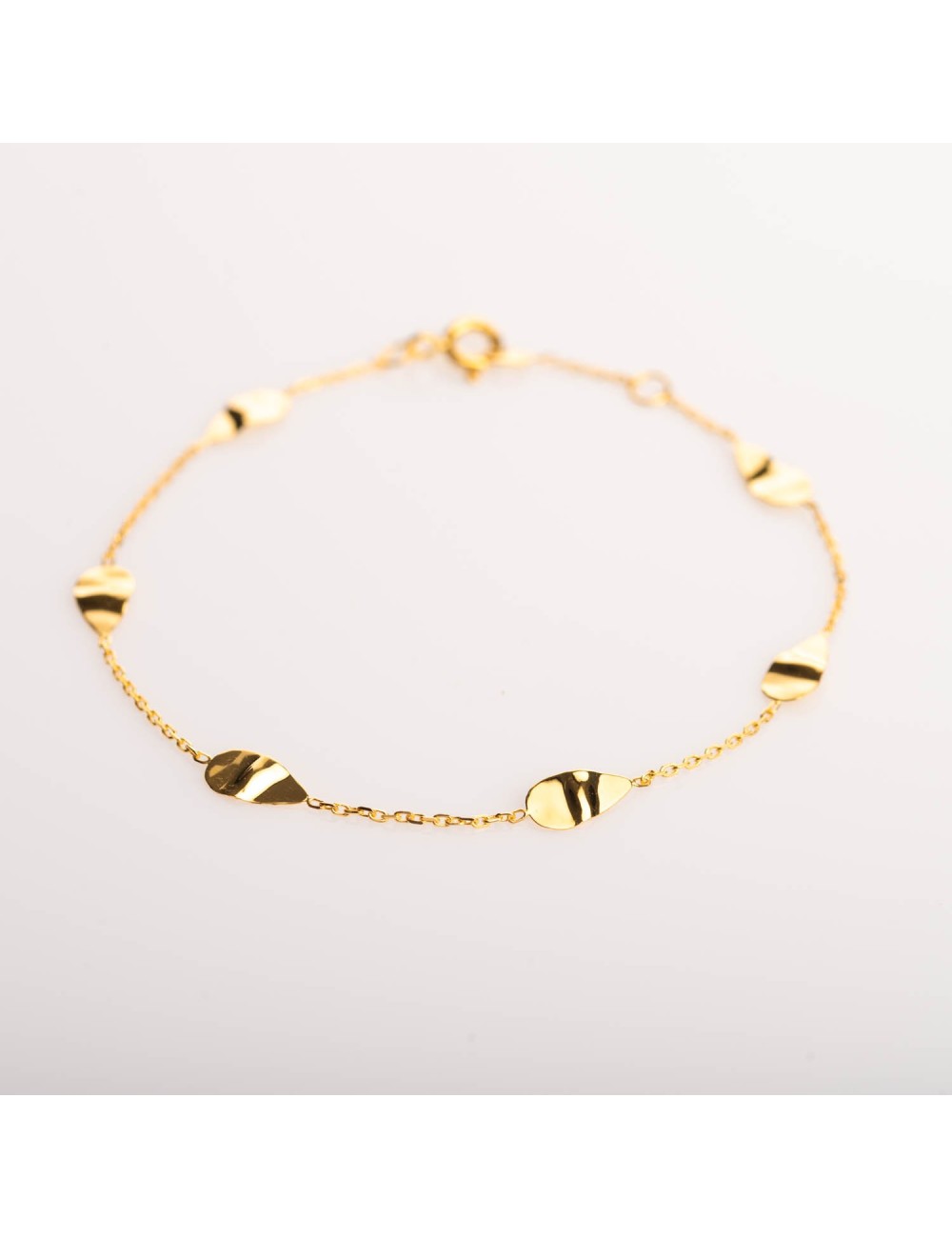 Précieuses gouttes d’or froissées - Or Jaune ou Or Blanc 375 millièmes (9 Carats)