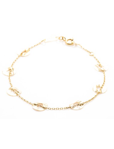 Petit ronds ajourés et froissés - Or Jaune ou Or Blanc 375 millièmes (9 Carats)