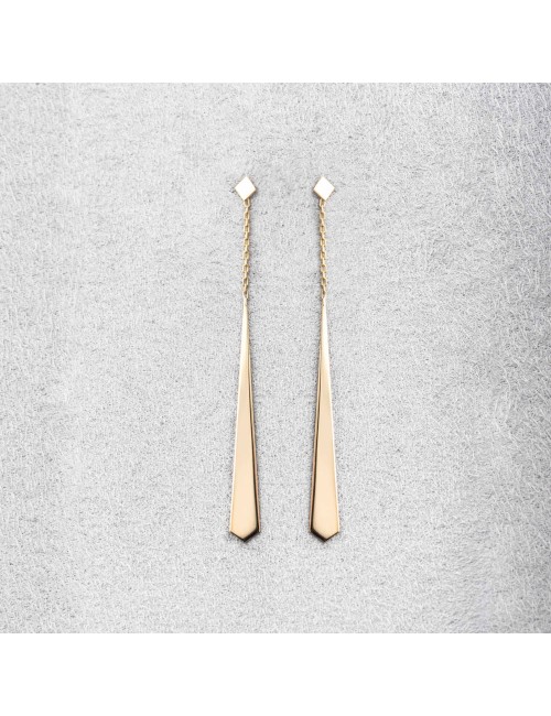 Grande cravate suspendue - Or Jaune 750 millièmes (18 Carats)