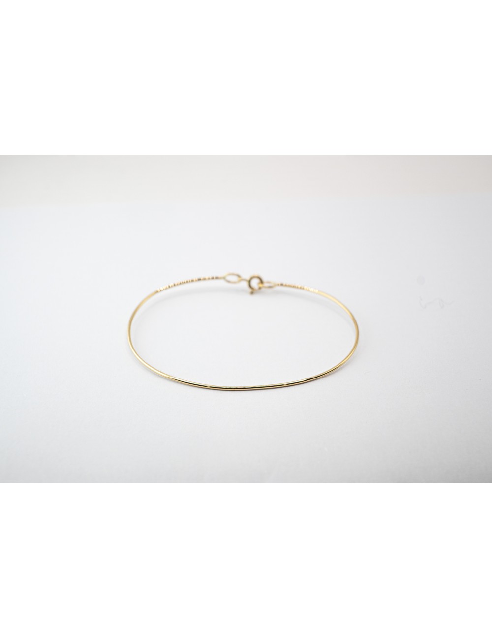 Bracelet ovale rigide - Or Jaune 750 millièmes (18 carats)