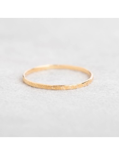 Alliance fragment brut grungé petit modèle - Or jaune ou blanc 375 millièmes (9 carats)