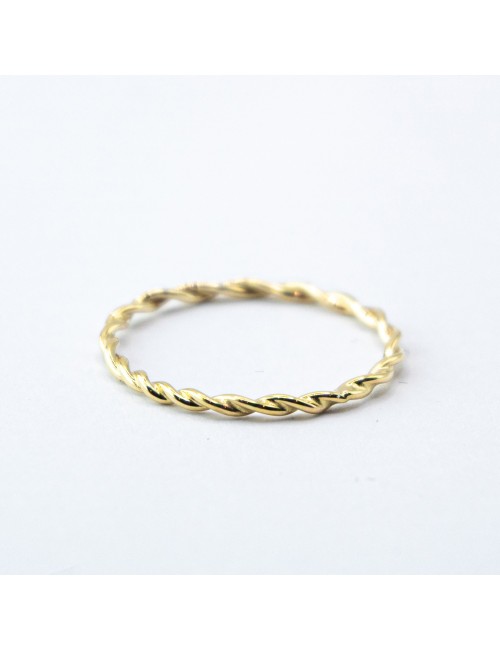 Bague spirale d’Or - Or jaune ou blanc 375 millièmes (9 carats)