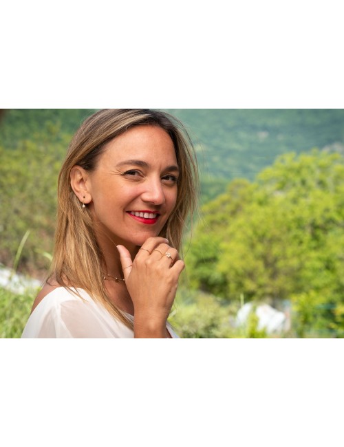 Bague fil éternel phalange - Or Jaune ou Or Blanc 375 millièmes (9 Carats)