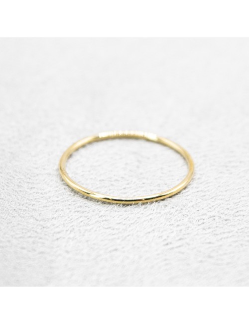 Bague fil éternel - Or Jaune ou Or Blanc 375 millièmes (9 Carats)