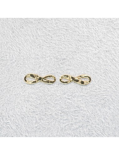 Boucles d’oreilles infini sauvage - Or jaune ou blanc 375 millièmes (9 carats)