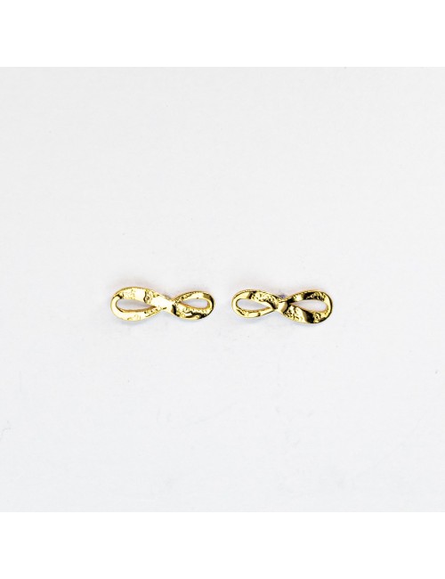 Boucles d’oreilles infini sauvage - Or jaune ou blanc 375 millièmes (9 carats)
