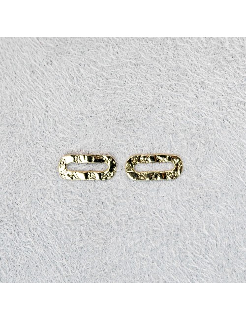 Boucles d’oreilles piste sauvage - Or jaune ou blanc 375 millièmes (9 carats)