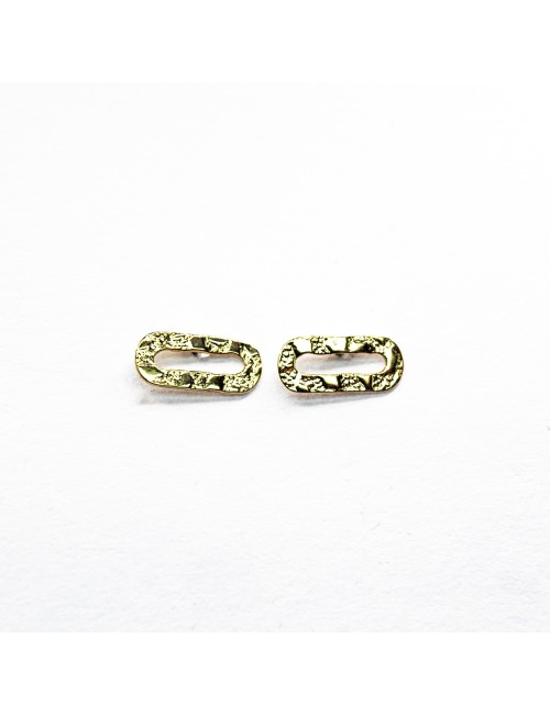 Boucles d’oreilles piste sauvage - Or jaune ou blanc 375 millièmes (9 carats)