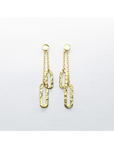 Boucles d’oreilles piste en cascade - Or jaune ou blanc 375 millièmes (9 carats)