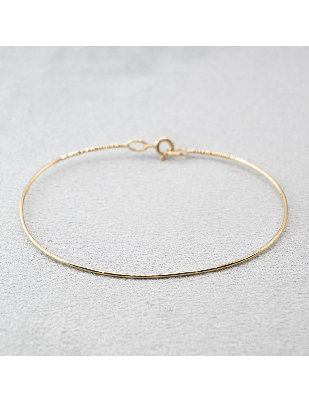 Bracelet ovale élancé - Or jaune ou blanc 375 millièmes (9 carats)