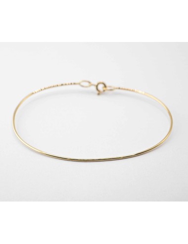 Bracelet ovale élancé - Or jaune ou blanc 375 millièmes (9 carats)