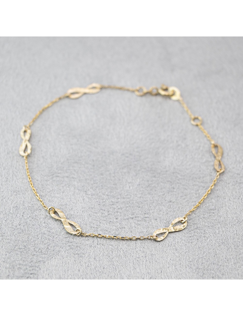 Bracelet danse des infinis - Or jaune ou blanc 375 millièmes (9 carats)