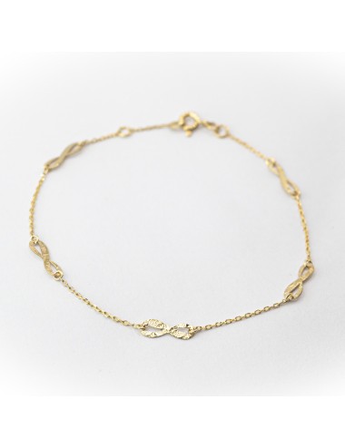 Bracelet danse des infinis - Or jaune ou blanc 375 millièmes (9 carats)