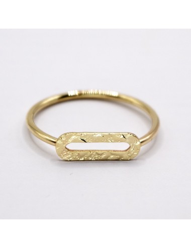 Bague piste grungé - Or jaune ou blanc 375 millièmes (9 carats)