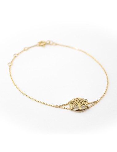 Bracelet le mini arbre de vie d’Or - Or jaune ou blanc 375 millièmes (9 carats)