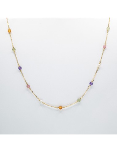 Collier bouquet de lumière - Or jaune ou blanc 375 millièmes (9 carats)