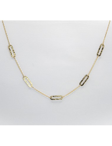 Collier danse de pistes - Or jaune ou blanc 375 millièmes (9 carats)