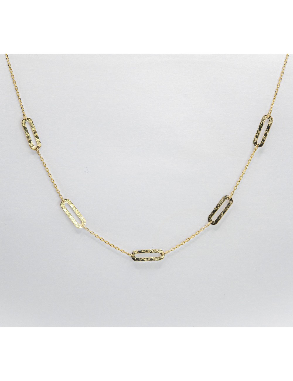 Collier danse de pistes - Or jaune ou blanc 375 millièmes (9 carats)